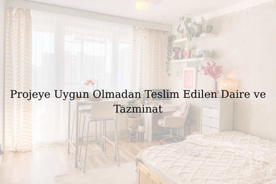 Projeye Uygun Olmadan Teslim Edilen Daire ve Tazminat