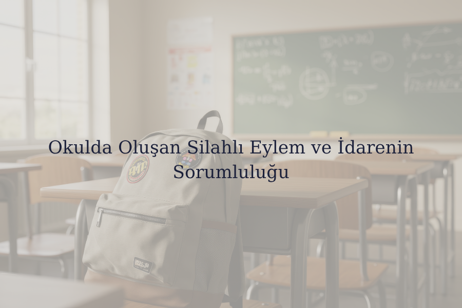 Okulda Oluşan Silahlı Eylem ve İdarenin Sorumluluğu
