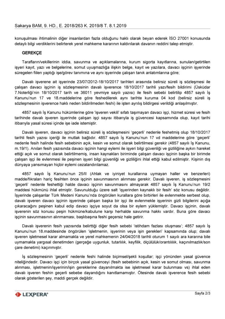 İşinden Ayrılan İşçinin Hakları - Global Gaziantep Avukat