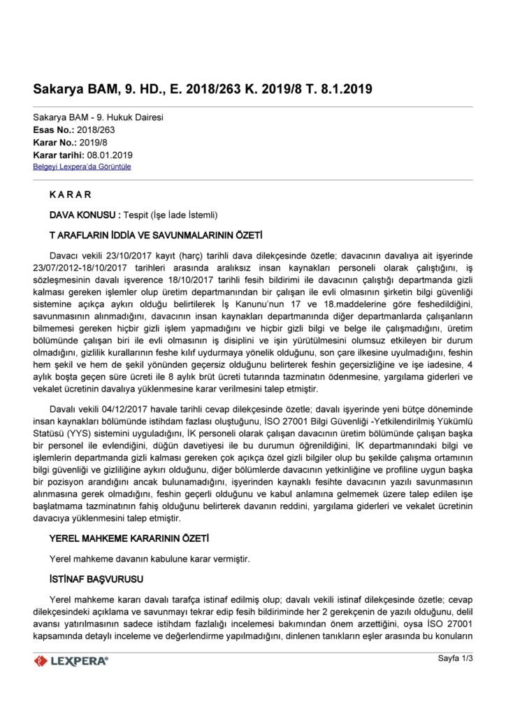 İşinden Ayrılan İşçinin Hakları - Global Gaziantep Avukat