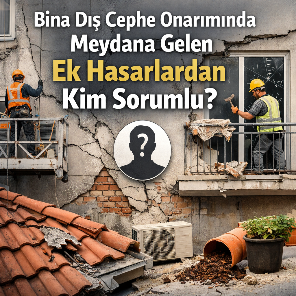 Bina Dış Cephe Onarımında Meydana Gelen Ek Hasarlardan Kim Sorumlu?