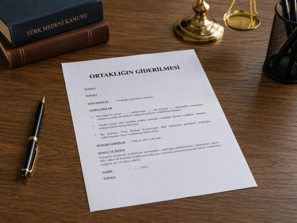 Ortaklığın Giderilmesi - Global Gaziantep Avukat