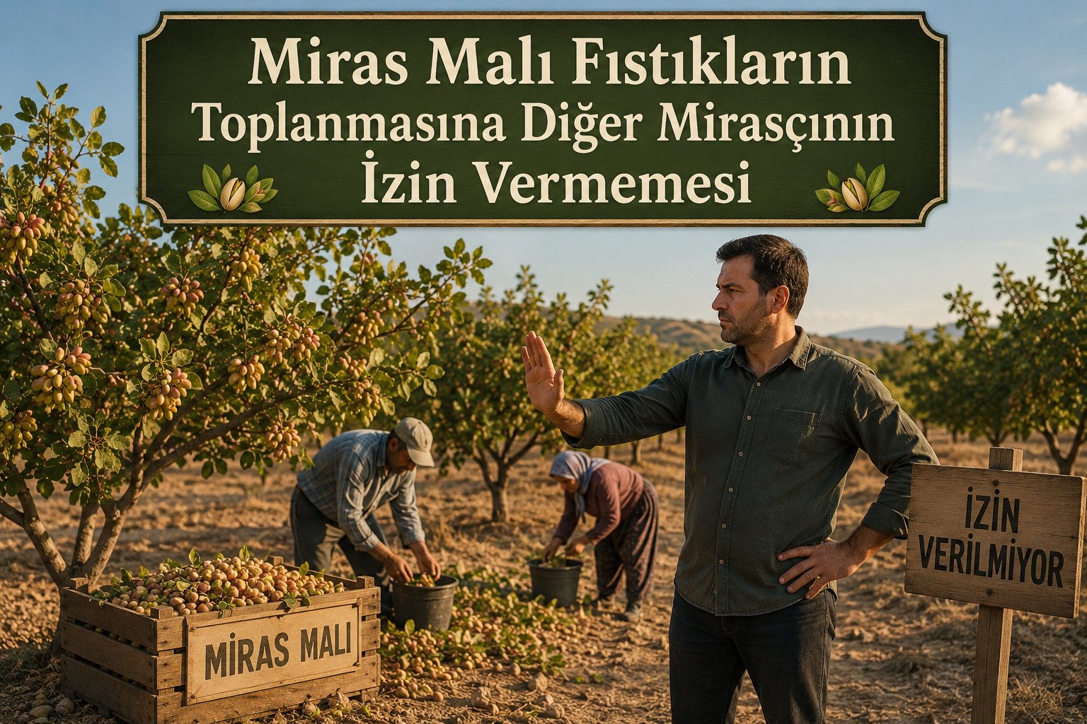 Miras Malı Fıstıkların Toplanmasına Diğer Mirasçının İzin Vermemesi