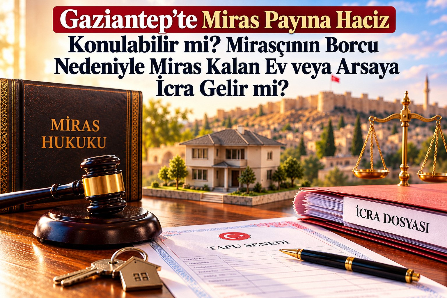 Miras Payına Haciz Konulabilir mi? Mirasçının Borcu Nedeniyle Miras Kalan Ev veya Arsaya İcra Gelir mi?